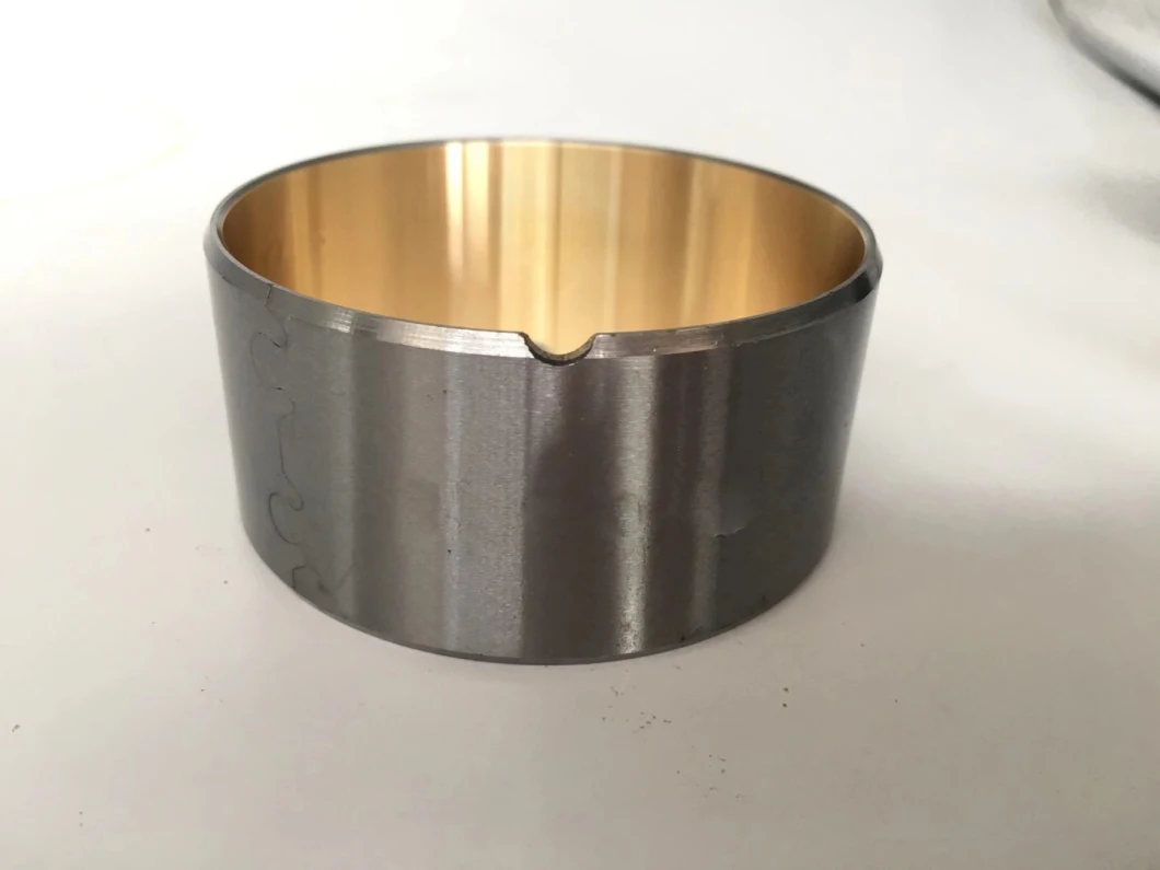 Truck Parts Steel Back Bronze Sintered Bimetal Bushing Bimetallic Bearings