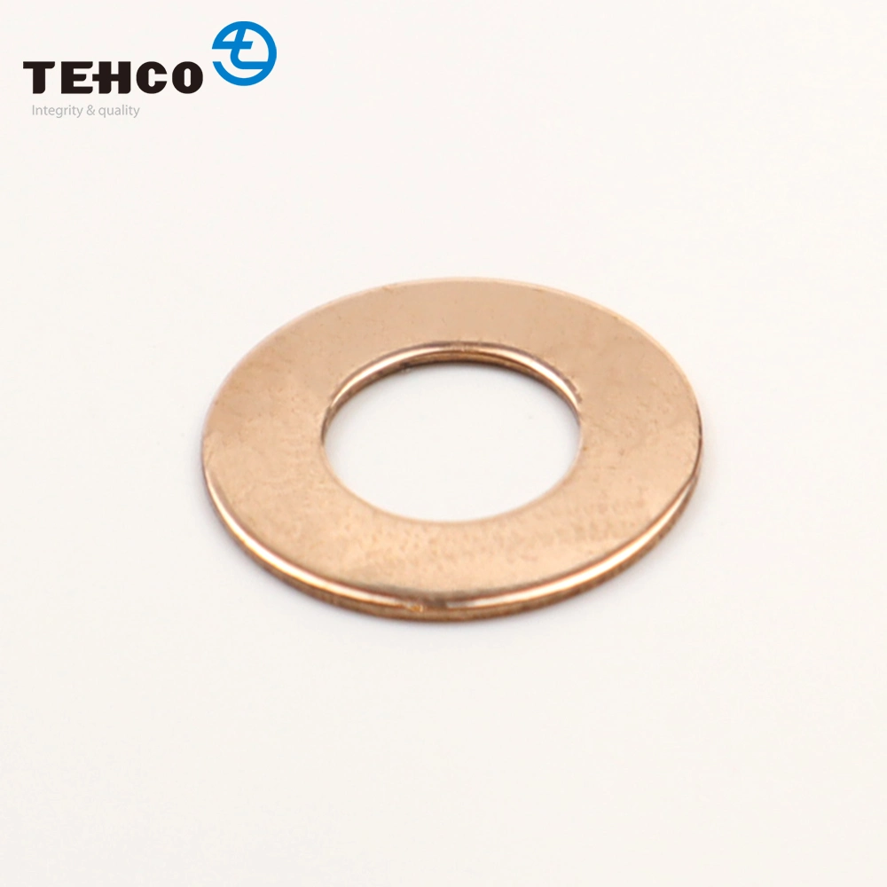 Oilless CuSn8P Flat Washers Copper Bronze Brass Thrust Washer